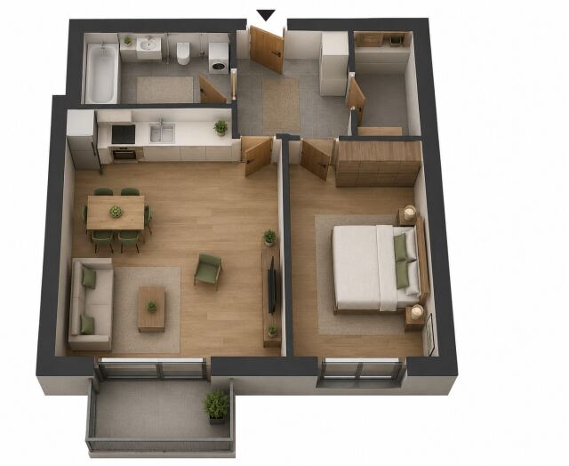 Prodej bytu 2+kk 57 m², Sedlářova, Praha